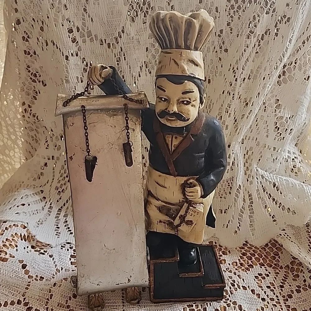 Chef With Menu Board